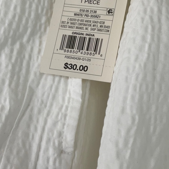 New Day - Women's Maxi Picnic A-Line Skirt - Size 1X White - Picture 7 of 13